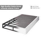 Sommier métallique FSCHOS de 7 pouces, sommier de base, sans pieds
