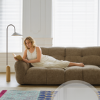 Cocoa Loaf Fabric Sofa