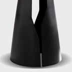 Lunaro Wood & Steel Round Dining Table