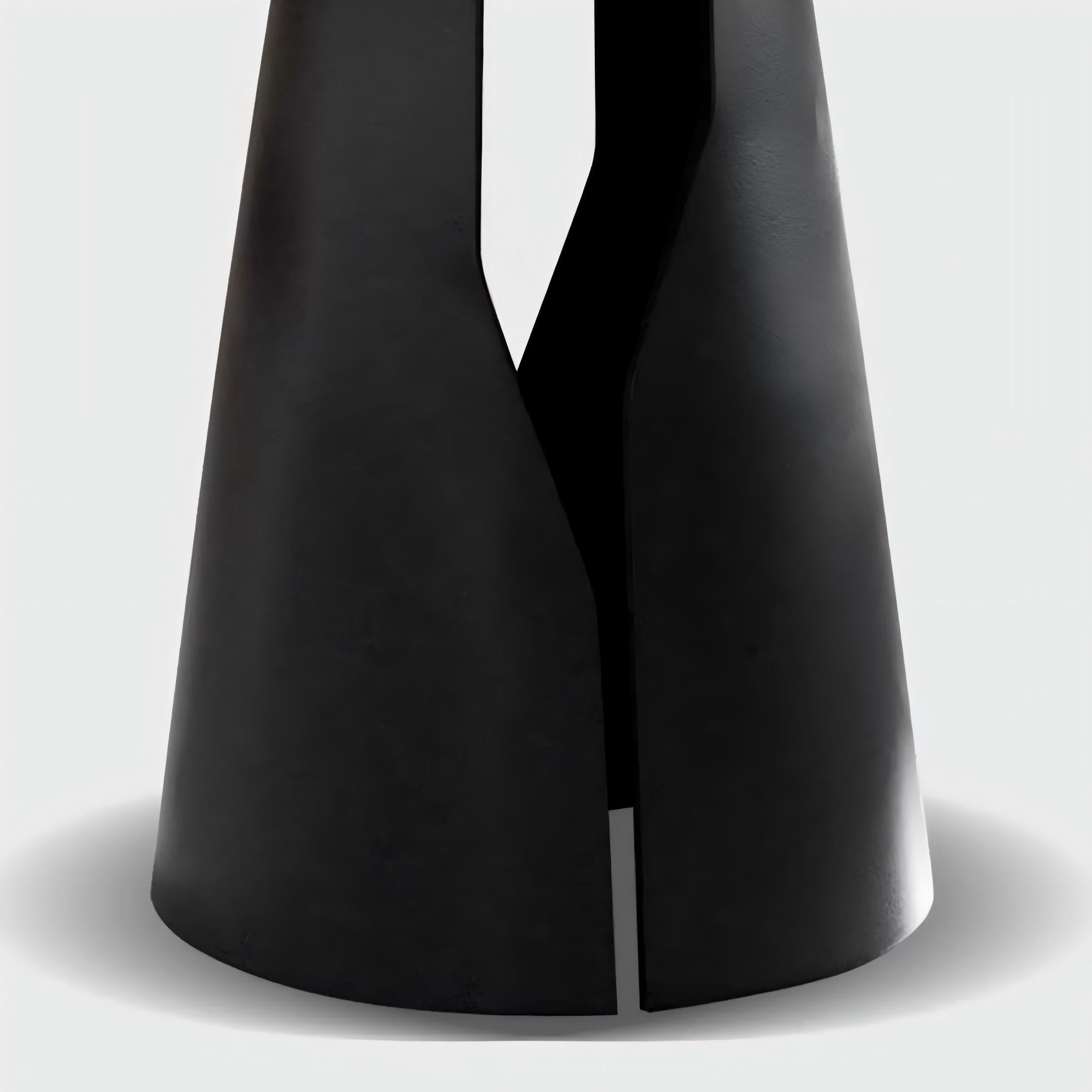 Lunaro Wood & Steel Round Dining Table