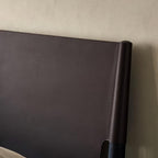 Truffle Cream Leather Bed