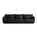 Croissant Noir Top Grain Leather Sofa