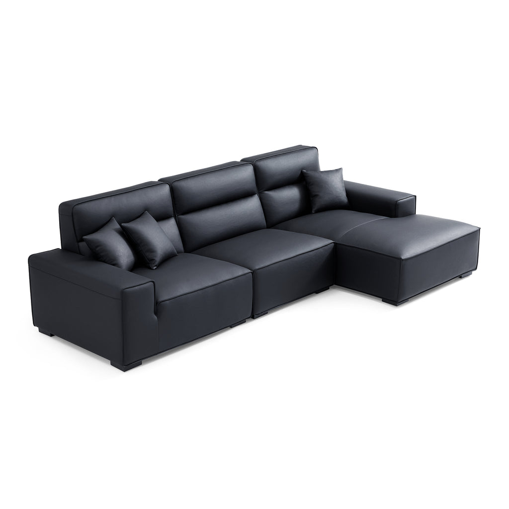 Domus High-Back Modular Leather Sectional