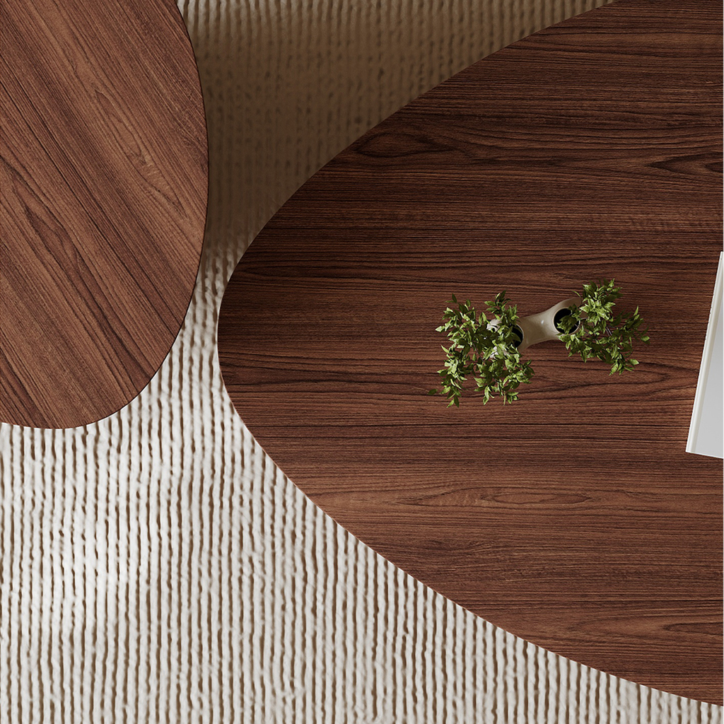 Irregular Shape Nesting Coffee Table