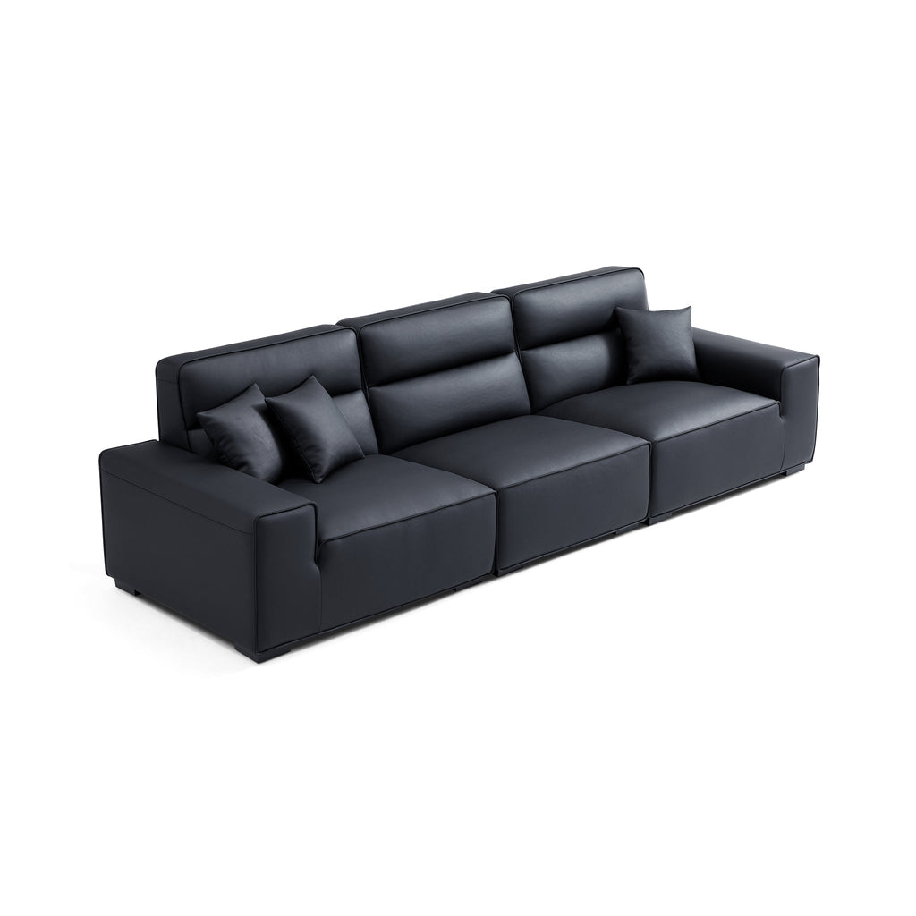 Domus High-Back Modular Leather Sofa