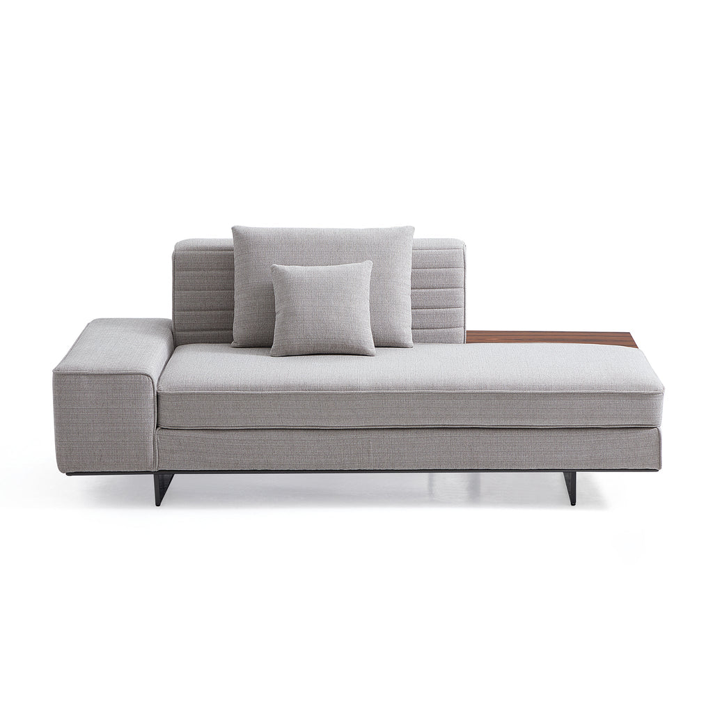 Brandy Channel Tufting Sectional with Coffee Table