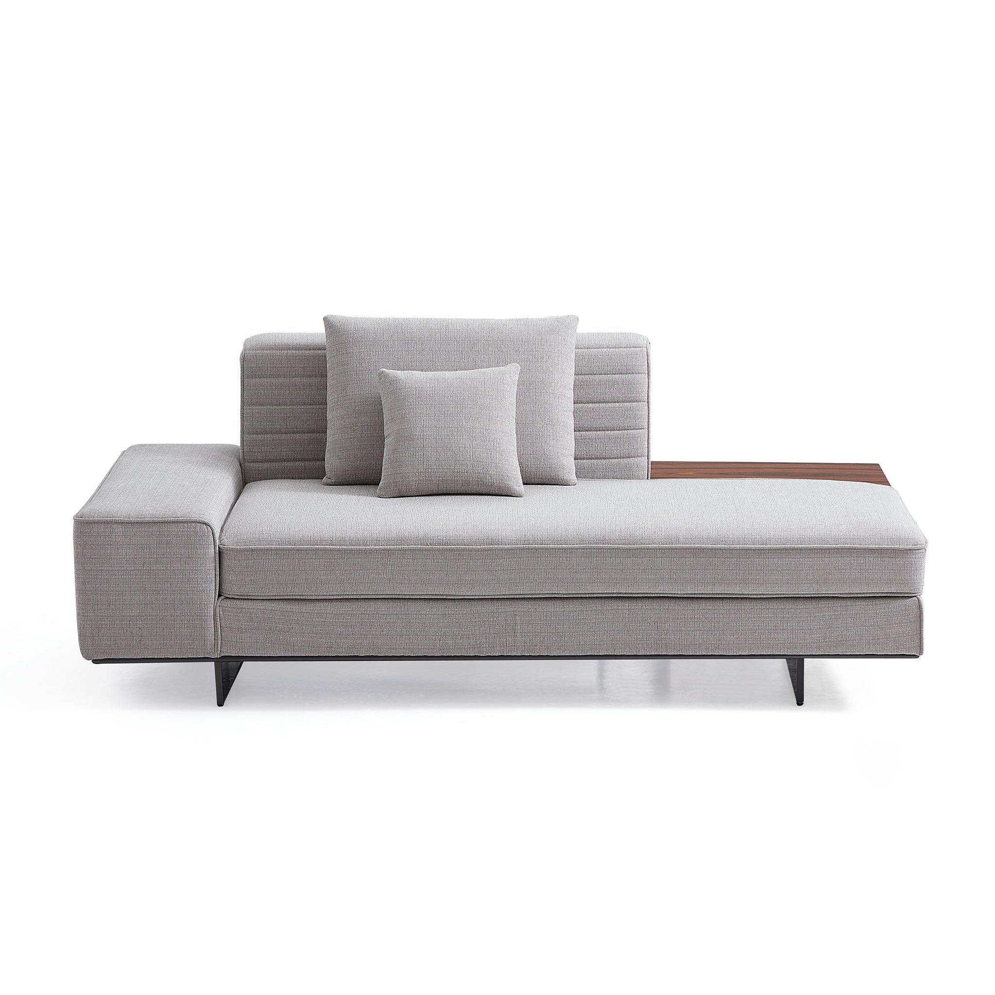 Brandy Channel Tufting Sectional with Coffee Table