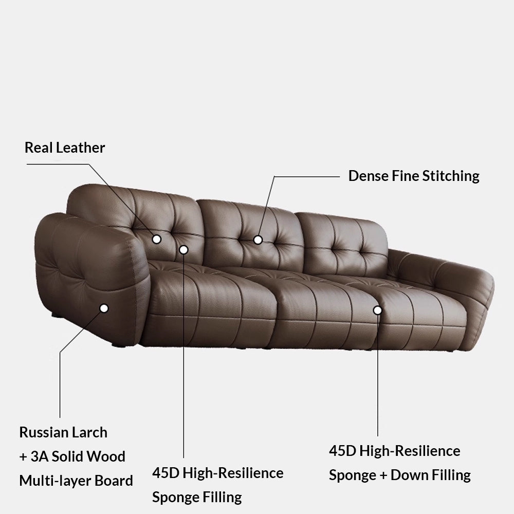 Olympic Luxe Leather Sofa