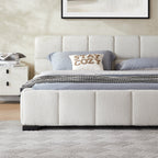 Cushy Boucle Fabric Bed