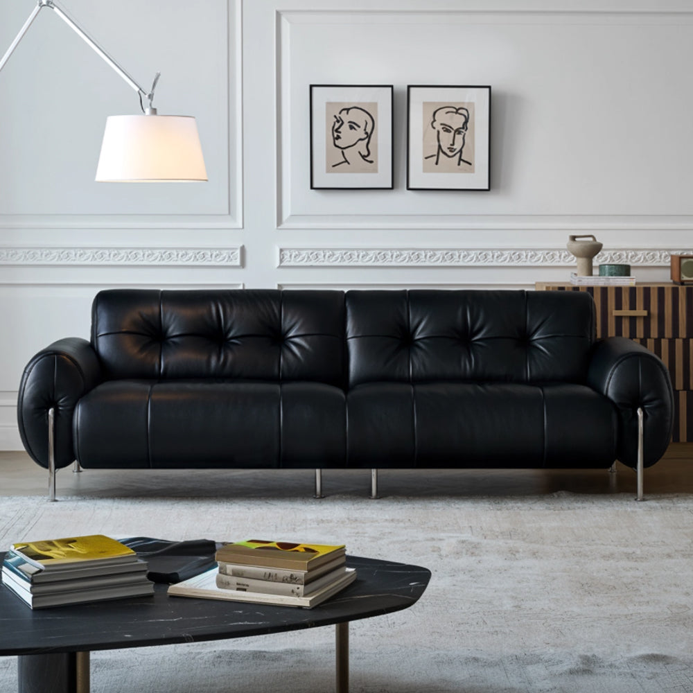 Banning Vintage Leather Sofa