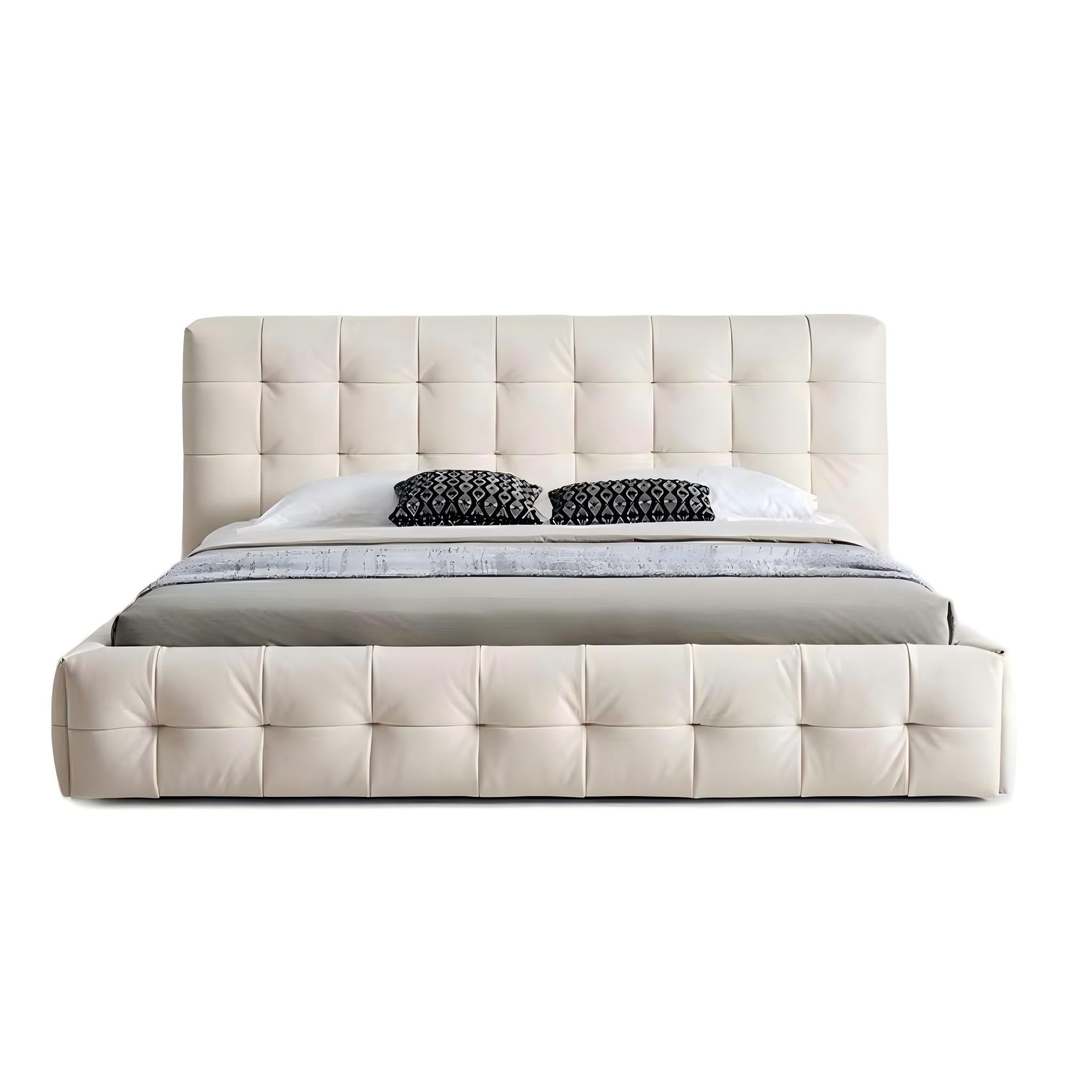 Marshmallow Leather Bed