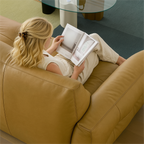 Cocoa Loaf Leather Sofa