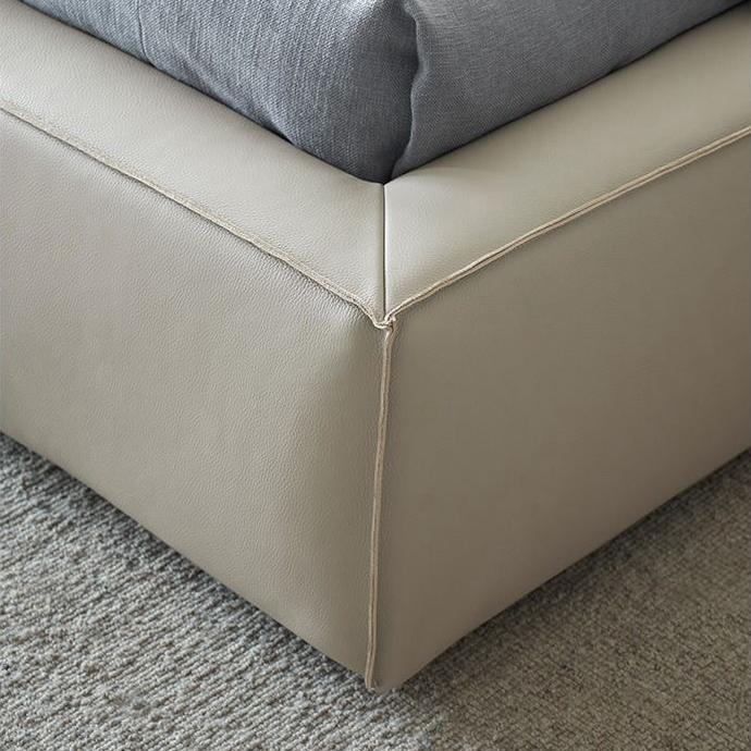 Pudding Leather Bed