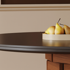 Grid Round Dining Table