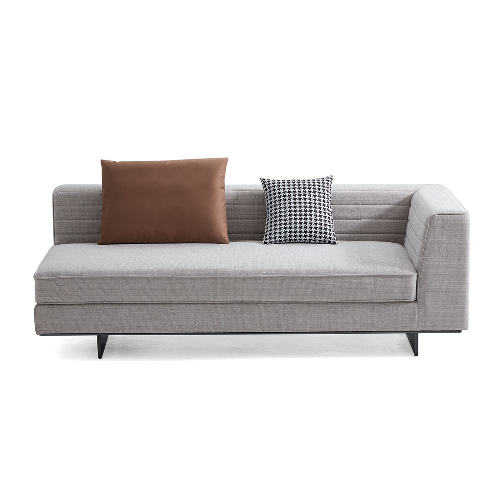 Brandy Channel Tufting Sectional with Coffee Table