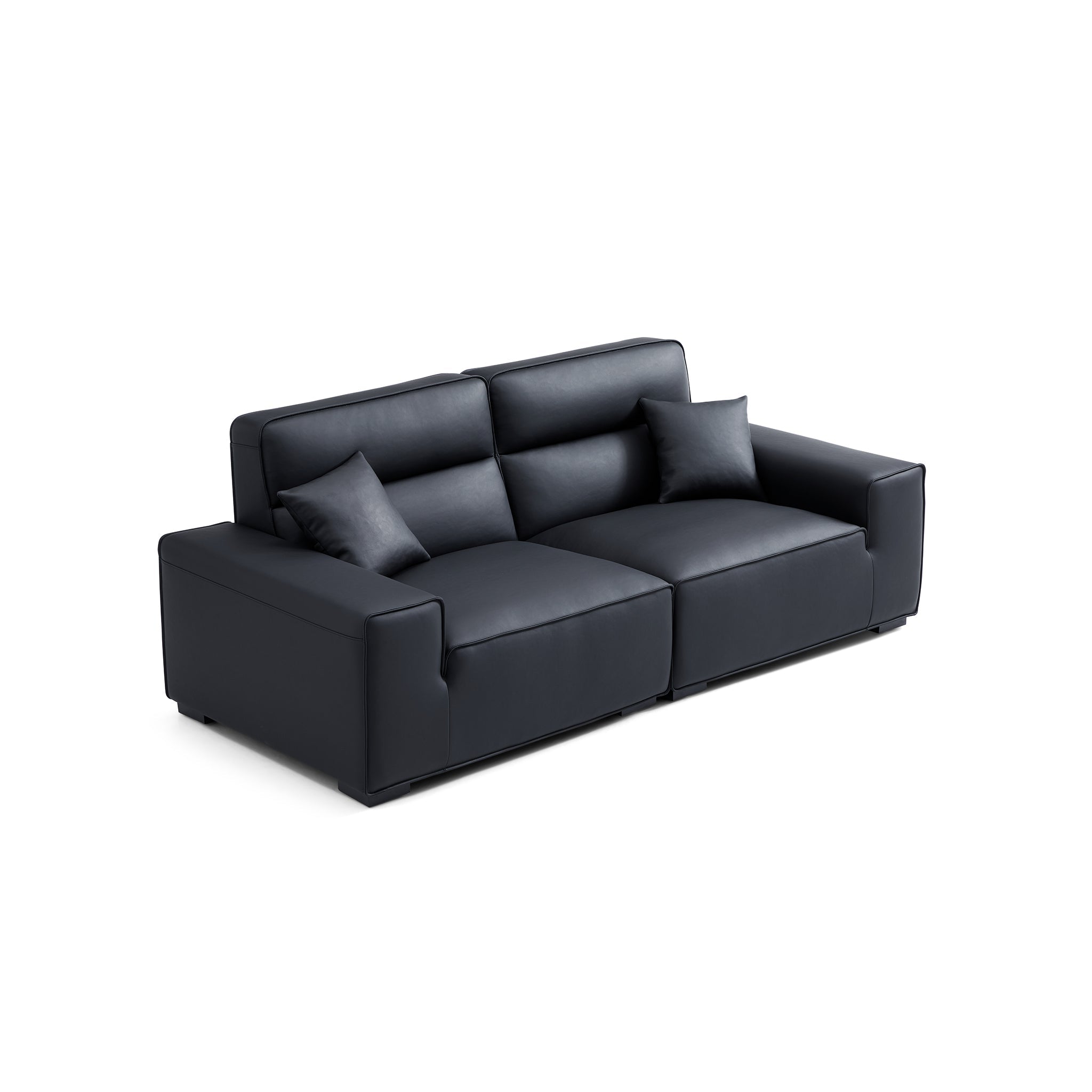 Domus High-Back Modular Leather Sofa