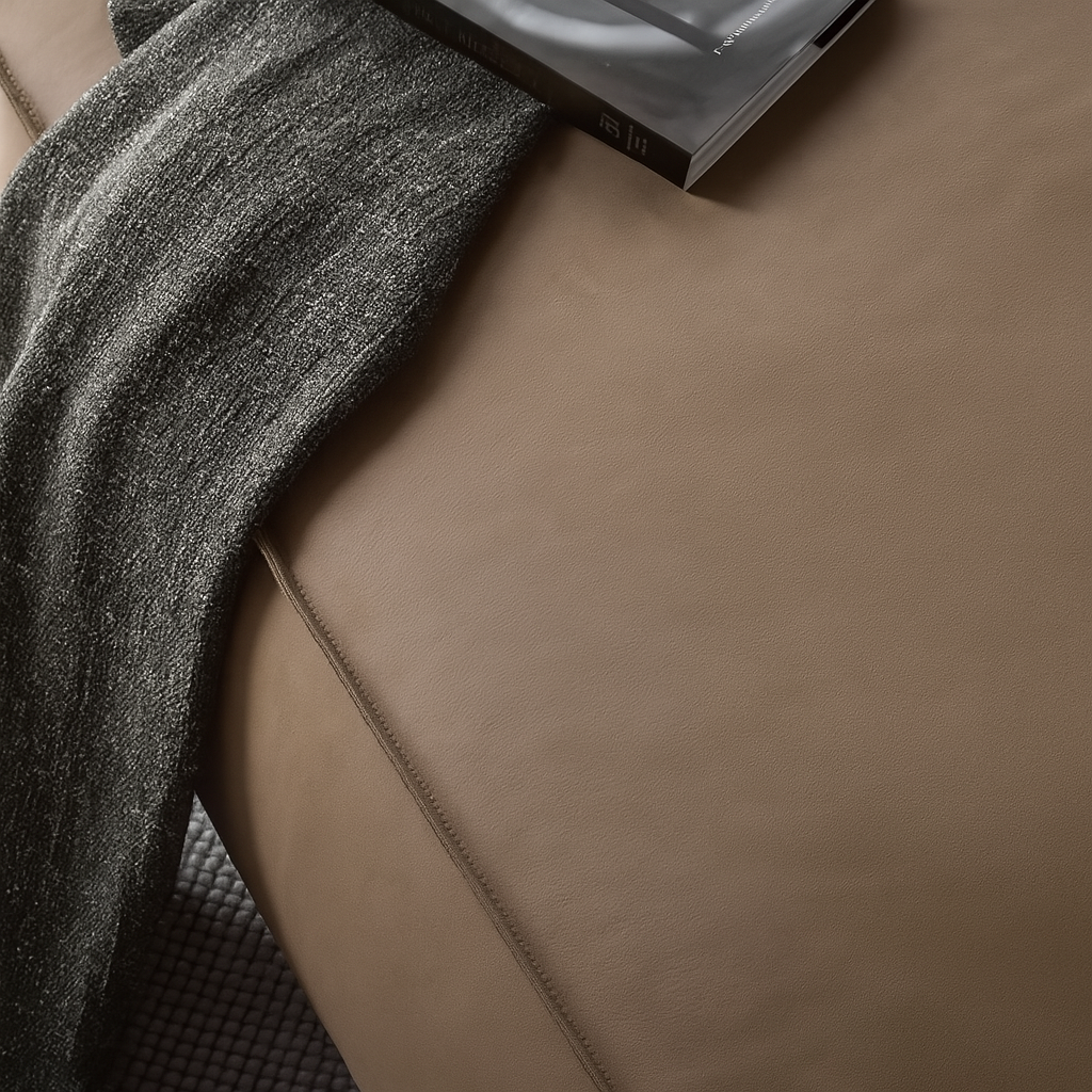 Deacon Modern Nubuck Leather Sofa