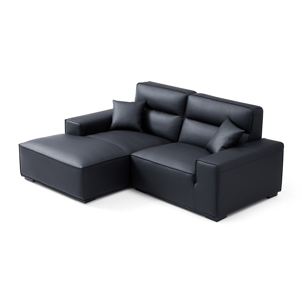 Domus High-Back Modular Leather Sectional