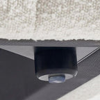 Cream Puff Boucle Bed