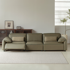 Elara Top Grain Leather Power Recliner Sofa