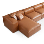 Benthe Modular Tan Open-End Sectional Sofa