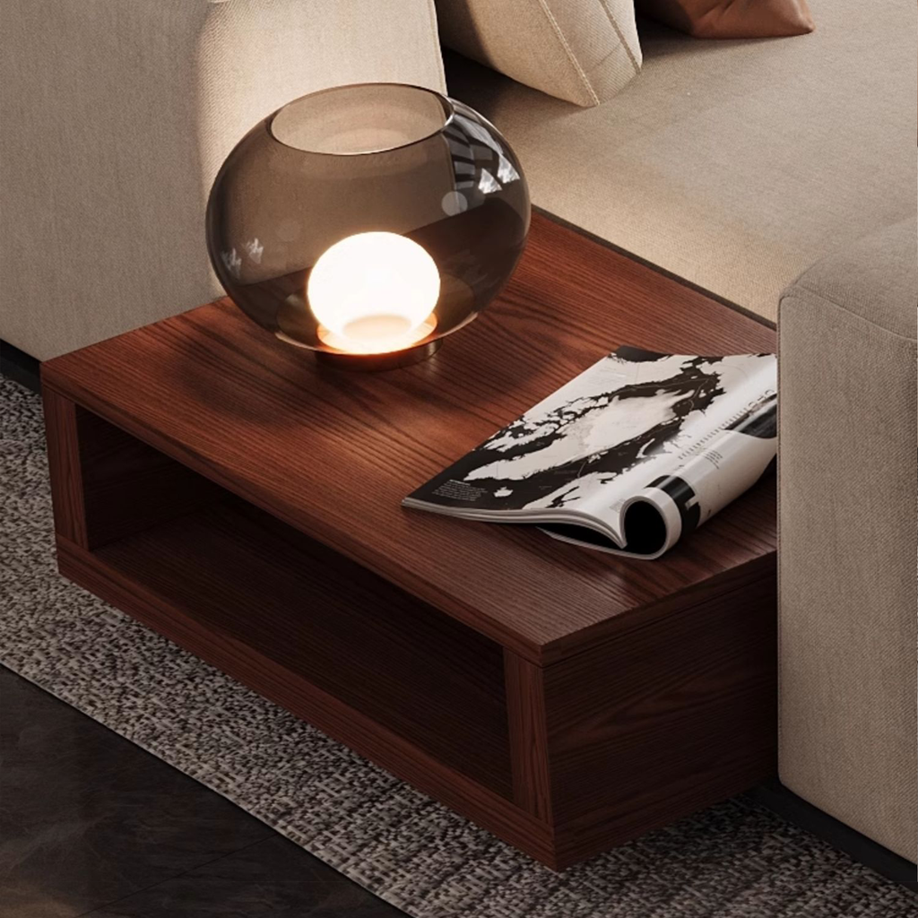 Brandy Channel Tufting Sectional with Coffee Table