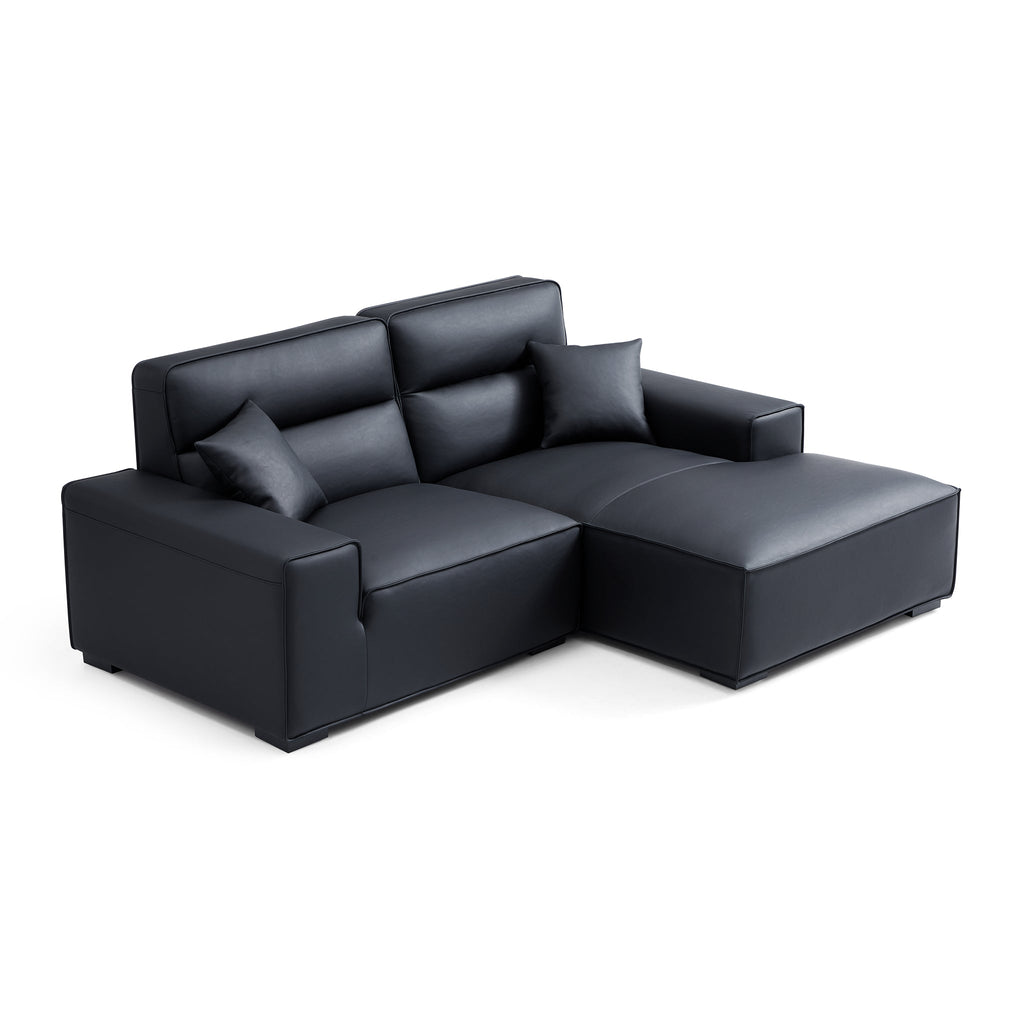 Domus High-Back Modular Leather Sectional