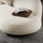 Velvet Curved Sectional Sofa