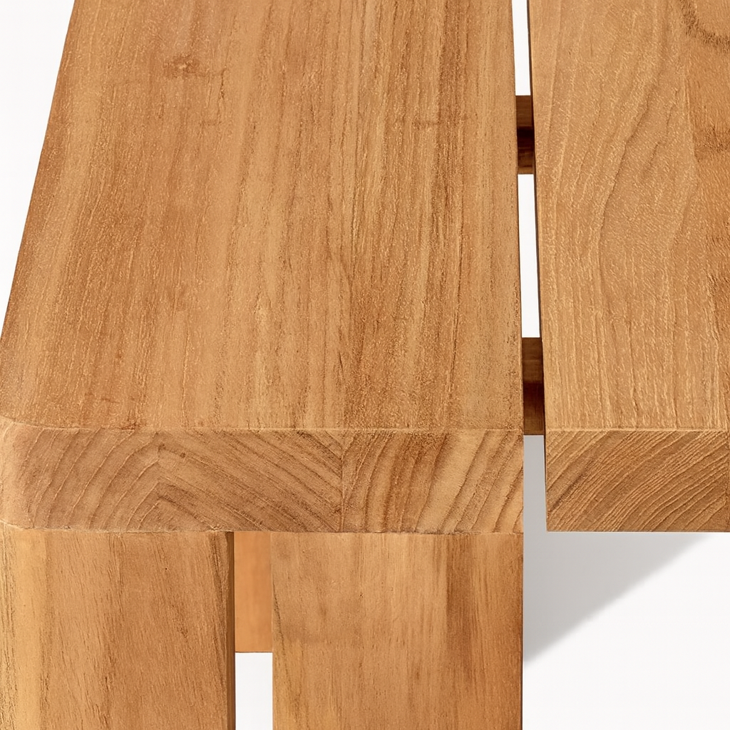 Camryn Outdoor Chat Set With Cushions, Teak/Coffee