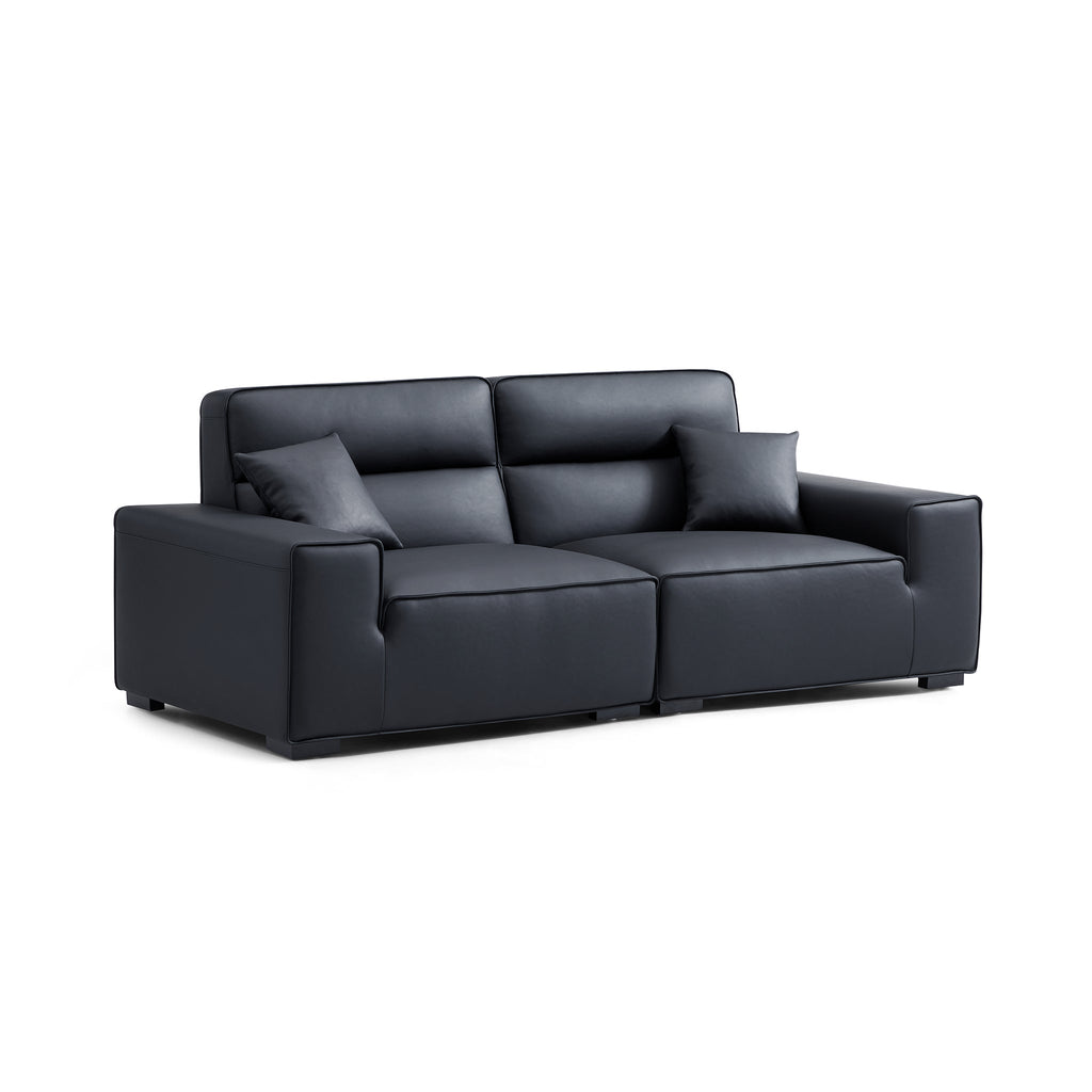 Domus High-Back Modular Leather Sofa