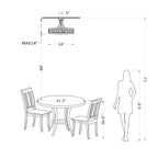 Plafonnier semi-encastré en cristal Elvira à 8 lumières, forme de roue de chariot