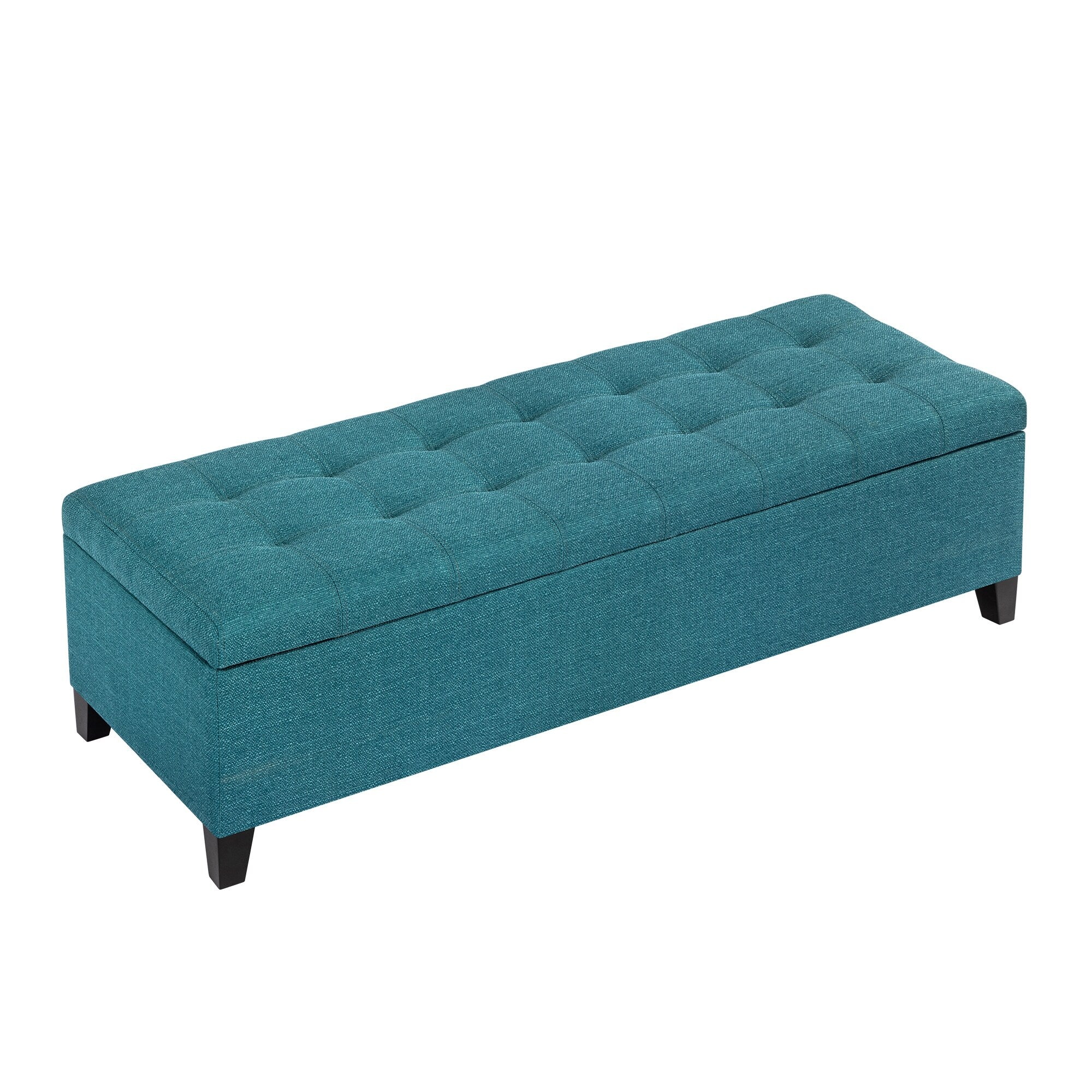 Banc ottoman de rangement en cuir reconstitué Adeco 50