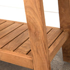 Table/banc de douche en teck indonésien Aurora Home