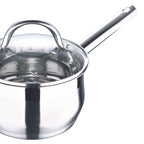 Ensemble de 12 casseroles Bergner en acier inoxydable, compatible lave-vaisselle et induction
