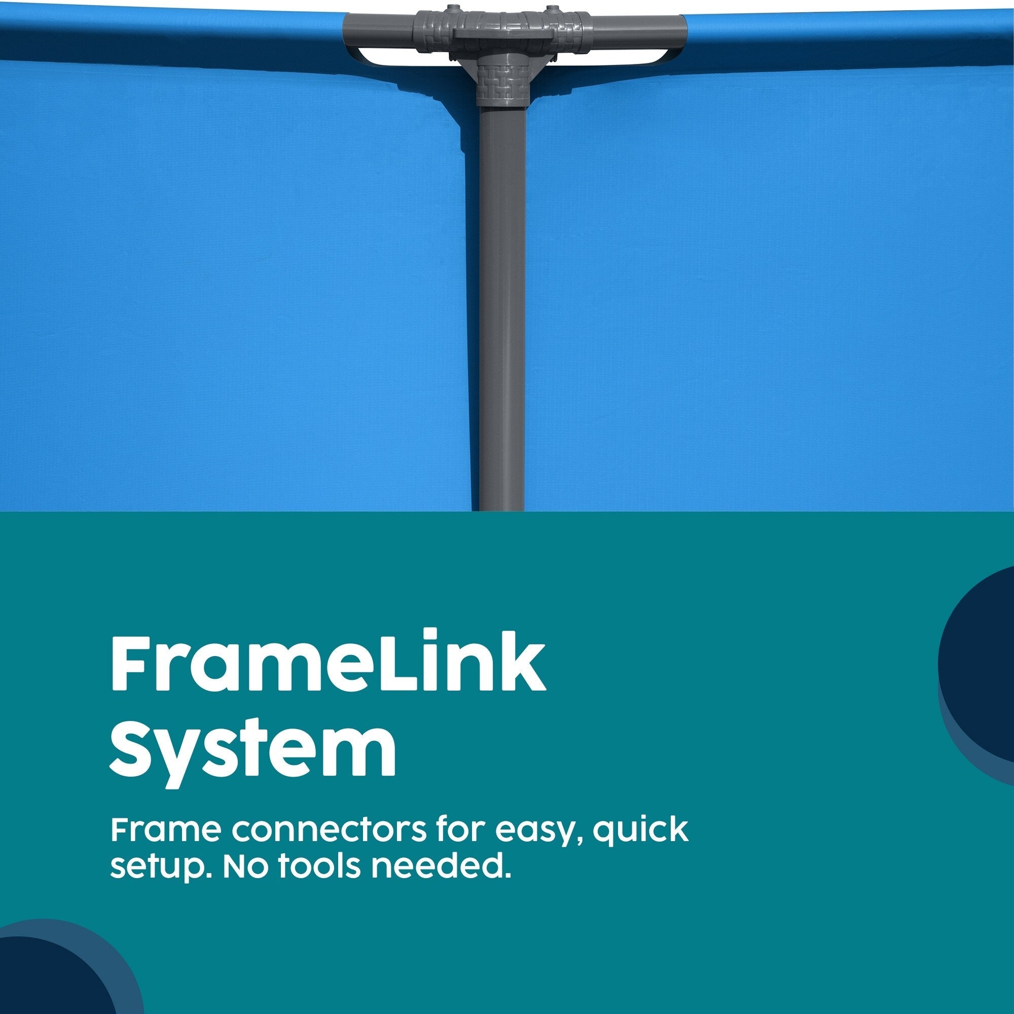 Piscine hors sol ronde Bestway Steel Pro MAX avec pompe et couverture