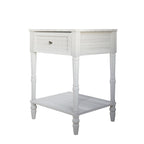 Lit à panneaux rembourré Billy avec 2 tables de chevet