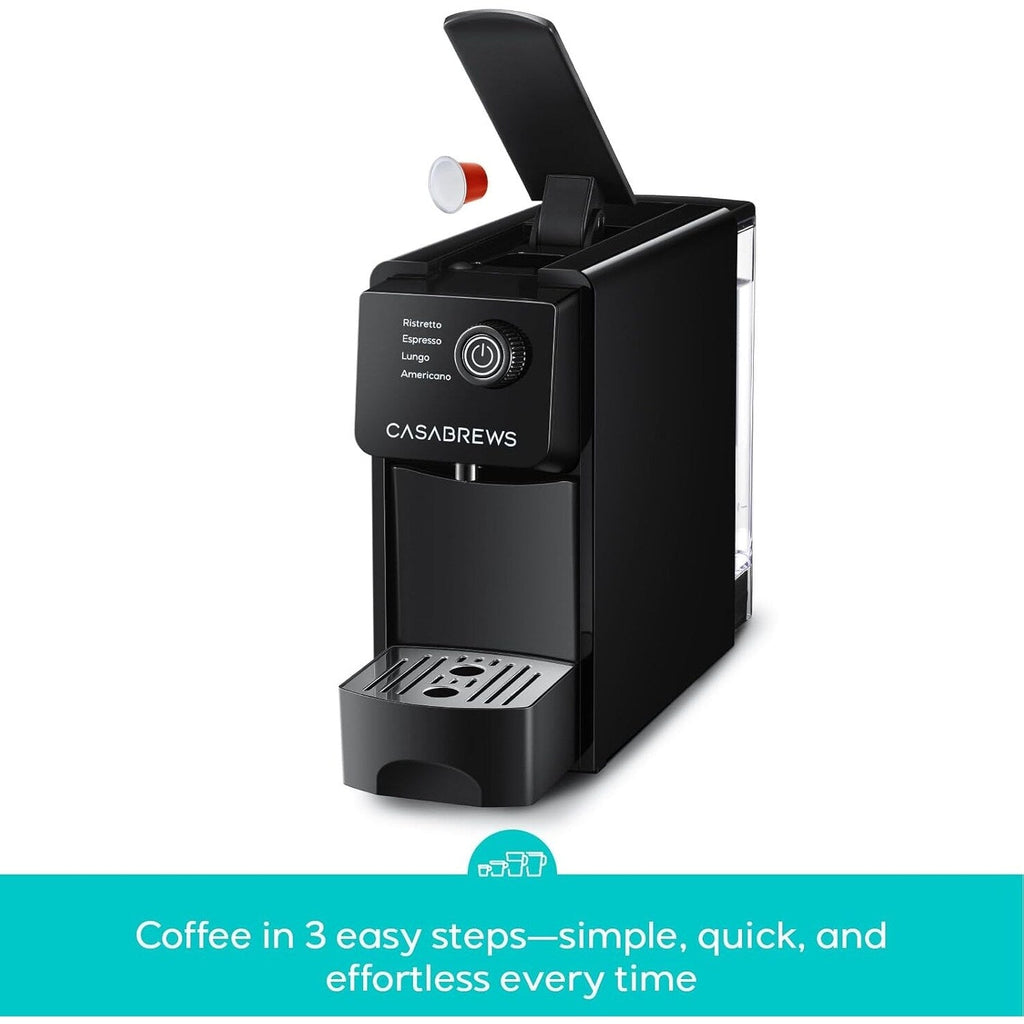 CASABREWS CM7036E Machine à expresso 20 bars pour dosettes Nespresso originales