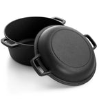 Ensemble de 12 poêles en fonte pré-assaisonnées et accessoires