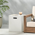 Christopher Knight Home - Table d'appoint d'extérieur en béton léger Aidan