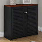 Armoire de rangement Fairview avec portes et étagères par Bush Furniture - 31,73 L x 12,76 l x 30,71 H