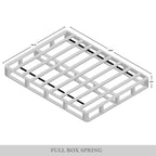 Sommier à ressorts en bois massif CraftPorch de 8 pouces avec lattes en bois