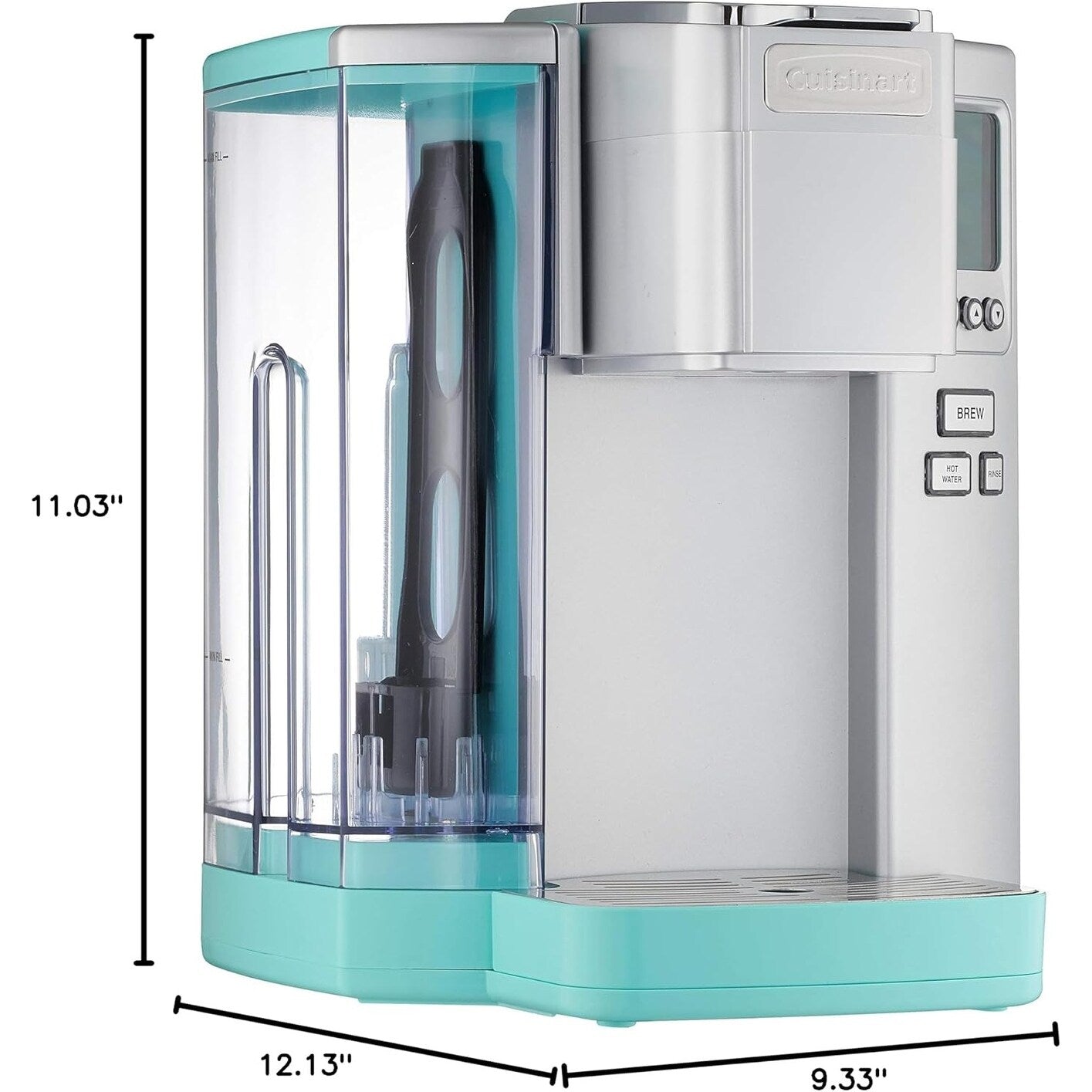 Cafetière à dose unique Cuisinart, 72 oz, programmable, acier