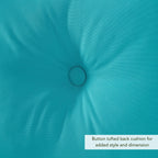 Ensemble de coussins d'extérieur à siège profond Sunbrella de qualité supérieure, 2 pièces