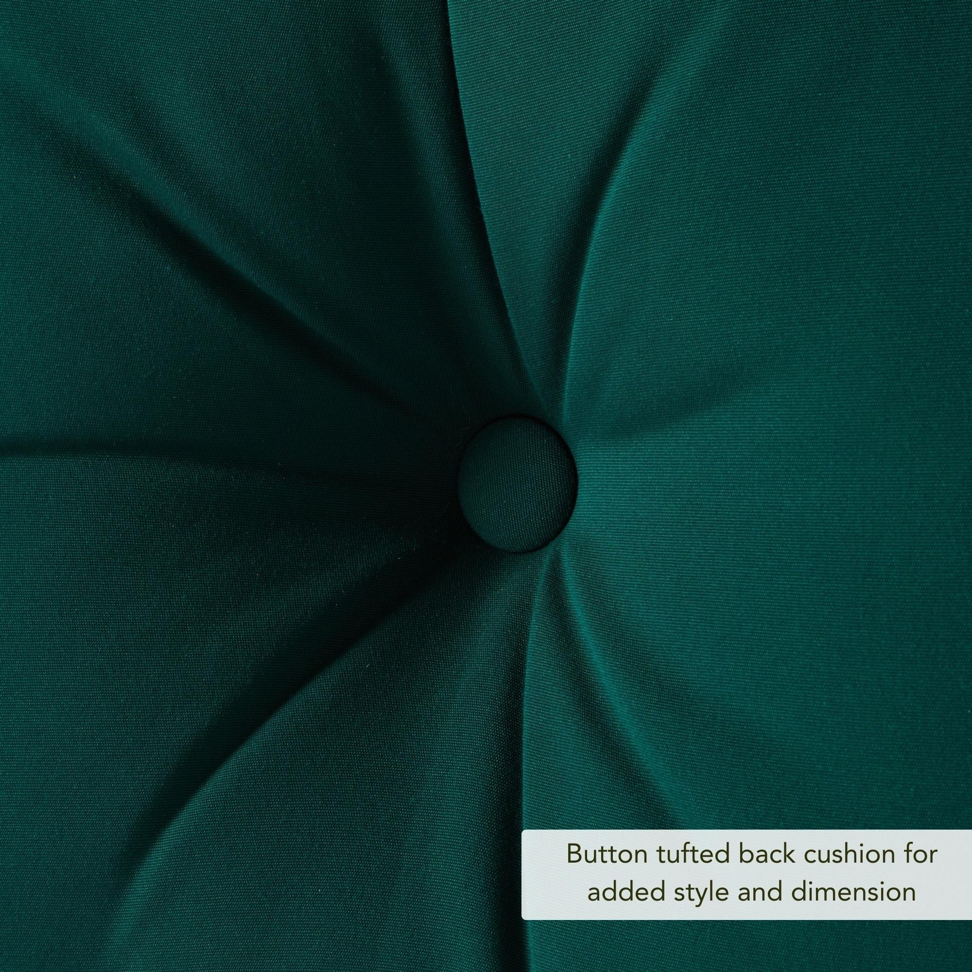 Ensemble de coussins d'extérieur à siège profond Sunbrella de qualité supérieure, 2 pièces