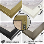 Impression sur toile encadrée Designart Beige Botanical Impressions III Abstract Botanicals