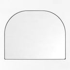 Grand miroir arqué TEHOME Dezerae pour manteau de cheminée, 40'' L x 32'' H