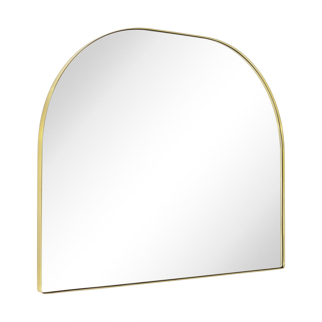 Grand miroir arqué TEHOME Dezerae pour manteau de cheminée, 40'' L x 32'' H