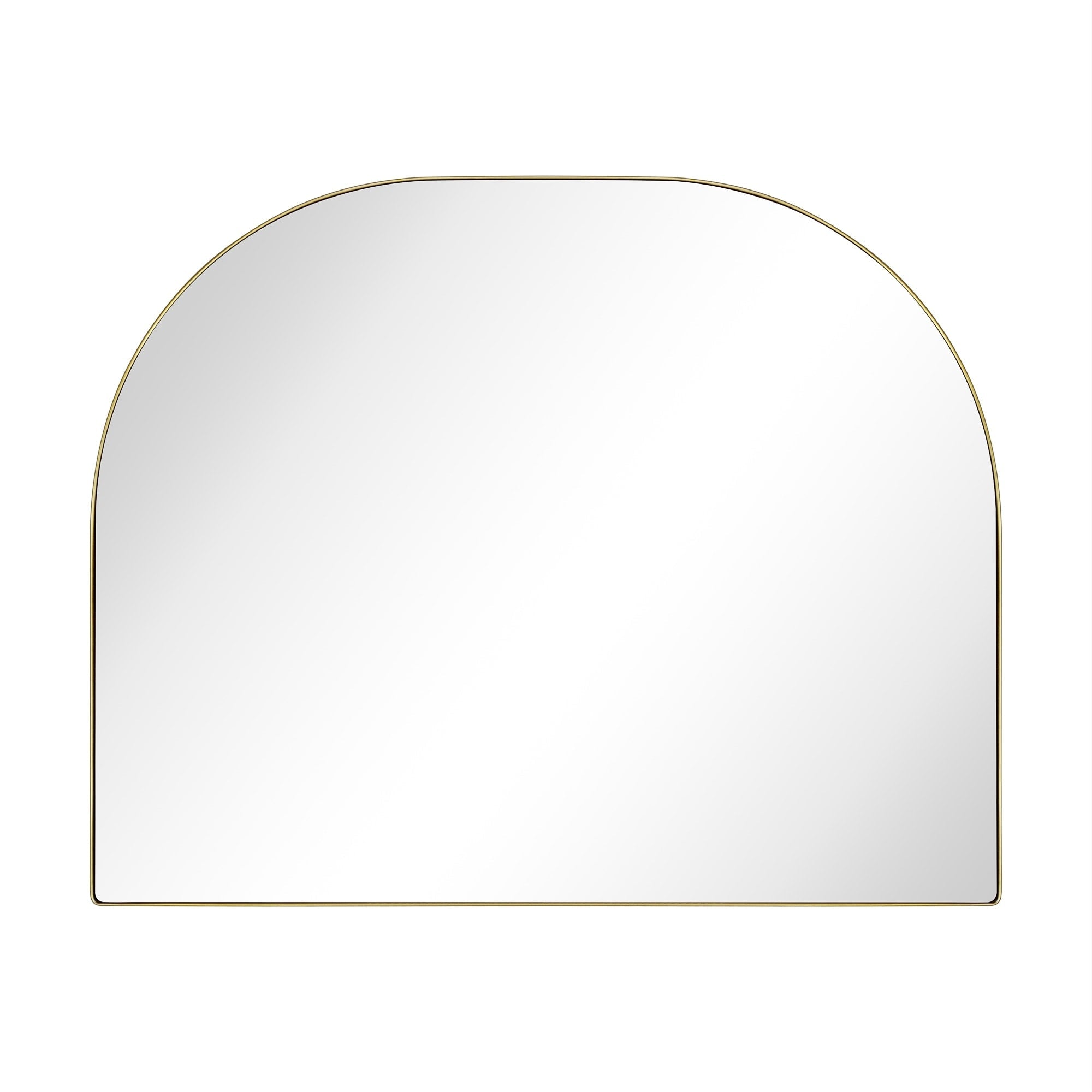 Grand miroir arqué TEHOME Dezerae pour manteau de cheminée, 40'' L x 32'' H