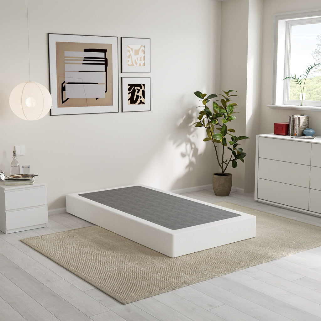 Ressort métallique à profil bas de 5 pouces, structure robuste avec revêtement gris