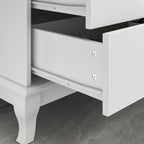 Commode double de 55,1 po de large avec tiroirs de rangement